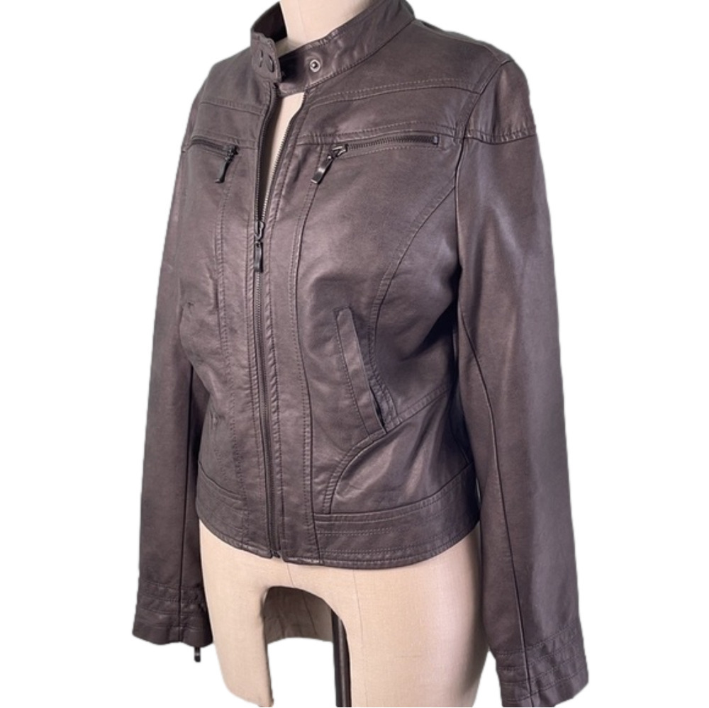 American Rag Faux Leather Moto…
